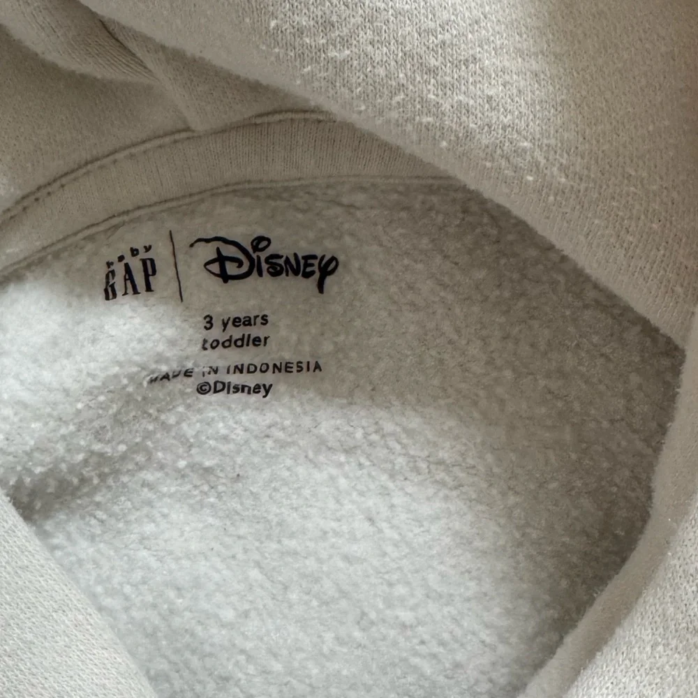 3T Kids Cream Hoodie Mickey Mouse Baby Gap
